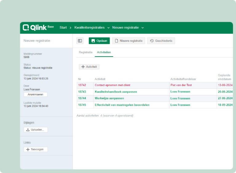 Software voor kwaliteits- & risicomanagement | Qlink Software